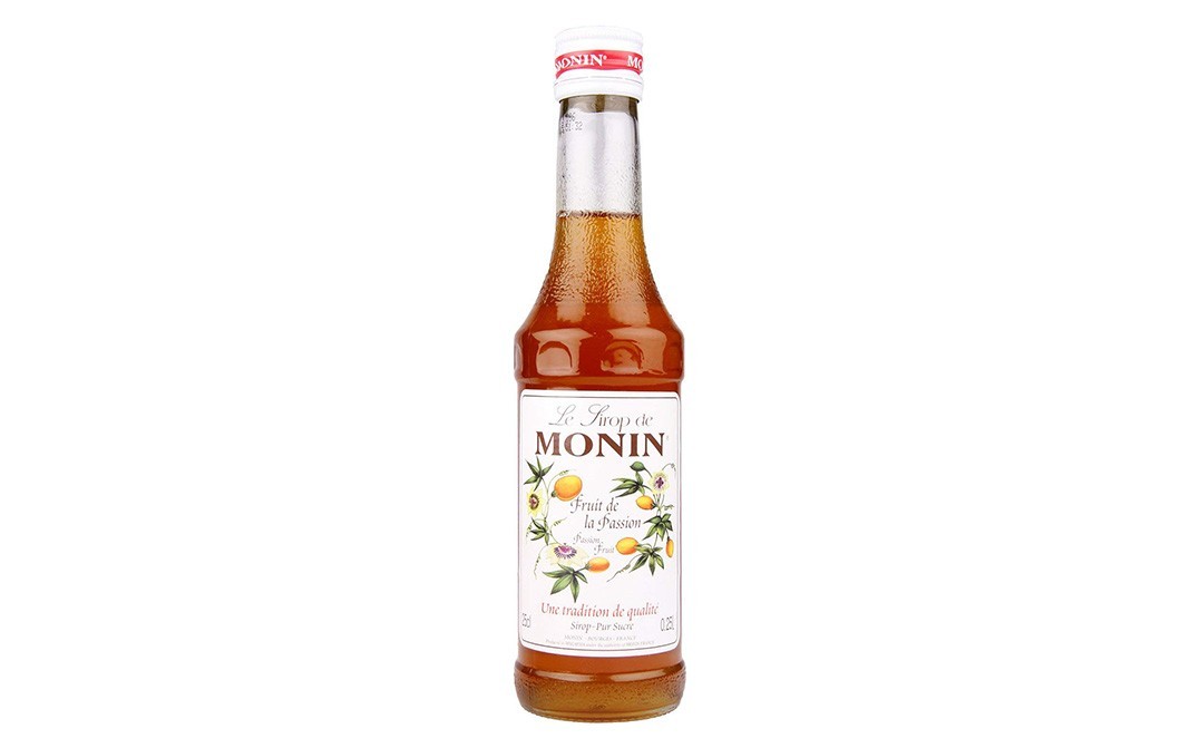 Monin Passion Fruit Syrup    Glass Bottle  250 grams